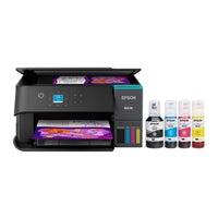 Epson - Imprimante multifonction couleur sans fil EcoTank ET-2980 Supertank - Noir-RAPPORT QUALITÉ-PRIX INCROYABLE — jeu de bouteilles d’encre de rechange équivalant à environ 90 cartouches d’encre individuelles