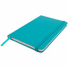 JAM Paper - Carnet à couverture rigide avec élastique - Journal de voyage - 4 po x 6 po - Bleu Caraïbes - 70 feuilles lignées-Quantité : vendu à l'unité . 70 pages papier lignées/lignées.