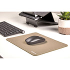 Fellowes - Tapis de souris Breyta XL avec coussin HEX - Sable-Les bordures durables à coutures plates préviennent l’effilochage