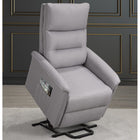 Brassex - Fauteuil releveur inclinable 570294 Levo - gris clair-Revêtement en tissu riche