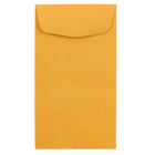 Jam Paper - Enveloppes recyclées n° 6 pour pièces de monnaie, 3 3/8 po H x 6 po l, Kraft brun, Paquet de 50-Couleur : Kraft brun