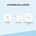 Casque UC double Yealink UH46 - Casque pour téléphone et ordinateur - Certifié UC - Noir-Plage de réponse en fréquence du haut-parleur : 20 Hz - 20 kHz
