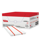 Cascades PRO Tuff-Job Chiffons antimicrobiens pour services alimentaires - Pliure 1/4 - Blanc - Paquet de 150-Emballés dans une boîte distributrice qui facilite l’accès aux chiffons et prend peu d’espace