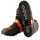 Impacto - Crampons Midcleat B anti-étincelles, conception polyvalente - Taille unique - Noir avec sangles orange - 1 paire-Les crampons réglables et remplaçables offrent une excellente traction dans toutes les conditions