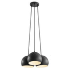 Modway - Chalice 3-Lumière Métal Pendentif - Noir-Dimmable (interrupteur non inclus)