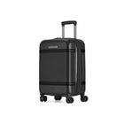 Bugatti - Wellington 21 po Bagage à main rigide - Noir-Huit roues rotatives à 360° pour un contrôle précis et un roulement sans effort