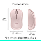 Logitech - MK270 Combo Clavier et Souris Sans Fil - Rose-Mettez à niveau vers le combo Logitech MK540 : Découvrez un confort accru avec le combo MK540, doté de touches incurvées, d'un repose-poignets, d'une souris de taille normale avec des poignées en caoutchouc souple et de raccourcis personnalisables