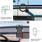MyBat - Support Auto Magnétique echelon TesLock pour Tesla Model 3 & Y - Fixation sans adhésif-Protections en silicone - Évite les rayures sur votre appareil ou le tableau de bord