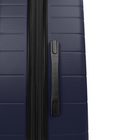 Bugatti - Hampstead Valise rigide à roulettes pivotantes de 30,5 po - Bleu marine-Système d'extension à fermeture éclair pour 20 % d'espace de rangement supplémentaire