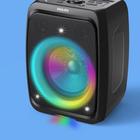 Philips - Haut-parleur de fête Bluetooth TAX3000-2 entrées micro et supports - Rien ne vaut une séance de karaoké ou même quelques improvisations vocales de style club pour rassembler tout le monde. Cette enceinte de fête est équipée de deux entrées micro : vous pouvez régler le volume de chaque micro à l’aide des commandes physiques sur le panneau de l’enceinte ou de notre application compagnon. Deux supports de micro sont intégrés à l’arrière du produit et peuvent être déployés pour y déposer les micros l