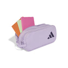 Adidas - Étui à crayons à 2 fermetures à glissière - violet-Tissu uni