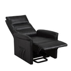 Brassex - Fauteuil releveur inclinable 809672 Levo - noir-Mécanisme d'inclinaison motorisé à positions multiples