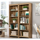 Sauder - Bibliothèque Dover Edge à 5 étagères - Chêne-Dimensions: 25,25 po L x 13,25 po P x 69,88 po H
