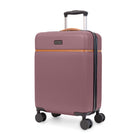 Bugatti - Valise de cabine à coque rigide 21.50po de la collection Cannes - Mauve-Fabriqué en ABS/PC léger et résistant avec garniture en PU