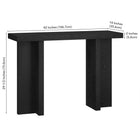 Hudson&Canal - Console Dimitra 42" L - Grain noir-9