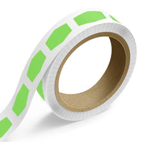 JAM Paper - Rouleaux d'étiquettes standard - forme Marquis - 1 7/8 x 3 15/32 - vert fluo - 125 étiquettes/rouleau-Couleur : Vert fluo | Faites ressortir votre courrier avec des étiquettes d'adresse d'expédition colourées.