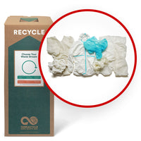TerraCycle - Boîte Zéro Déchet pour vêtements jetables, grande-Utilisez cette boîte pour recycler les vêtements jetables