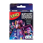Uno - K Pop Demon Hunters-Les fans vont adorer cette édition dynamique du jeu uno, qui met en scène des personnages hauts en couleur — dont rumi, mira, zoey, les saja boys et derpy — issus de la série netflix *k-pop : Chasseurs de démons*