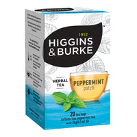 Higgins & Burke - Tisane à la menthe poivrée-Offrez-vous une pause revigorante grâce à cette tisane sans caféine et recelant de menthol  
