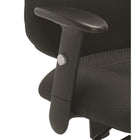 Offices to Go - Fauteuil d’opérateur à dossier moyen Six 31, Quilt noir-Réglez le dossier pour changer l’angle de votre torse par rapport à vos cuisses, pour aider à réduire la pression sur les disques intervertébraux et détendre les muscles dorsaux