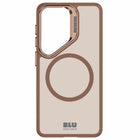 Blu Element - Chromatic Kick avec étui aimants pour Samsung Galaxy S26+, Marron-Support dépliable pour objectif d'appareil photo
