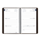 Blueline - 2025-2026 agenda académique hebdomadaire/mensuel - 8 po x 5 po - Noir - Bilingue-Calendrier mensuel au début de chaque mois
