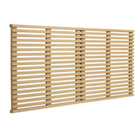 Modway - Render Fixation murale Tête de lit King, Chêne-Tête de lit King du milieu du siècle