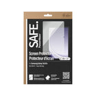 PanzerGlass - SAFE Protecteur d'écran pour Galaxy Tab A9+ - Coupe ultra large - Transparent (Bilingue)-60 % de verre recyclé ; 100 % de résistance