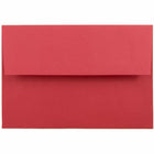 JAM Paper - Enveloppes d'invitation colorées A8 - 5,5 x 8,125 - rouge recyclé - Paquet de 50-Ces enveloppes sont parfaites pour envoyer des invitations, des cartes de voeux, des RSVP, des cartes de remerciement, des cadeaux d'anniversaire, des remises de diplômes, des vacances et plus encore