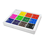 Pencil Grip - Bâton de peinture à la détrempe solide, couleurs classiques, paquet de classe de 96-Pas besoin de tasses, blouses ou brosses
