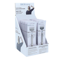 BIOS Living - Présentoir pour gratte-dos - Paquet de 20-Parfait pour atteindre les endoits difficules d'accès