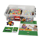 Plus-Plus - Set Scolaire - Couleurs Basic, Néon & Pastel - Lot de 3600-Créez des mosaïques plates colorées ou travaillez en 3D pour créer des constructions plus complexes. Mélangez et assortissez n'importe quel ensemble Plus-Plus pour donner vie à plus d'idées !