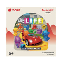 Tonies - Tonieplay Le Jeu de la Vie - Anglais-Facile à utiliser : placez un disque Tonieplay sur le dessus de la Toniebox 2, pressez une oreille, insérez la manette Tonieplay dans l’anneau lumineux, puis appuyez sur Lecture 