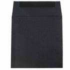JAM Paper - Enveloppes d'invitation carrées - 6 x 6 - lin noir - Paquet de 25-La forme carrée unique fera ressortir votre courrier !