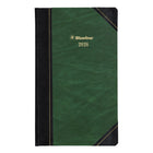 Blueline - 2026 Agenda quotidien Traditional - 13-3/8 po x 8 po - Marbre vert - Bilingue-Horaire de rendez-vous de 7 h a.m. à 7 h 30 p.m., à intervalles de 30 minutes pour la semaine complète