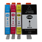 Nexink - Cartouches d’encre HP 910XL HP 910 compatible à haut rendement - Combo noir/couleur - Paquet de 4-Couleur : Noir, cyan, magenta, jaune