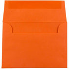 JAM Paper - Enveloppes d'invitation colorées A1 à 4 barres - 3,625 x 5,125 - orange recyclé - Paquet de 50-Ces enveloppes sont parfaites pour envoyer des invitations, des cartes de voeux, des RSVP, des cartes de remerciement, des cadeaux d'anniversaire, des remises de diplômes, des vacances et plus encore