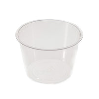 Eco-Packaging - Gobelet compostable de 4 oz - Transparent - Paquet de 2000-Fabriqué à partir de ressources 100 pourcent renouvelables