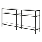 Hudson&Canal - Console Sivil 64" L - Bronze noirci-La table a une capacité de poids de 50 lb