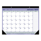 Blueline - 2027 Calendrier sous-main mensuel - 21 1/4 po x 16 po-12 mois, de janvier à décembre