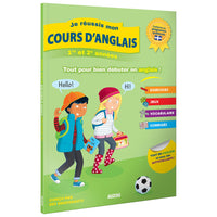 Je Réussis Mon Cours D'anglais - 1 et 2 ans - Français-1ere et 2e année