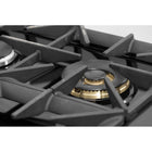 Kucht - 48 po Série KXD Cuisinière double énergie Gaz naturel - Gemstone-Les brûleurs scellés facilitent le nettoyage de la cuisinière