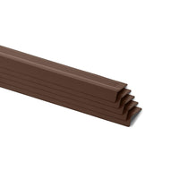 WeatherTech - Améliore l’adhérence dans les escaliers avec StairEdge - 29.5 po - Brun - Paquet de 5-Le revêtement StairEdge est idéal pour les escaliers intérieurs en bois, en carrelage, en pierre, en béton ou en métal, qu’ils soient résidentiels ou commerciaux.