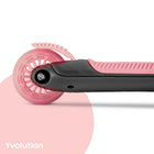 Yvolution - Yglider Kiwi Trottinette - Rose-Avec un cadre robuste mais léger et un système à trois roues, maîtriser la motricité est un jeu d'enfant.