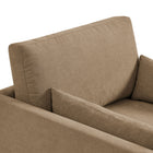 Modway - Wellfleet Slipcover Mélange de lin Fauteuil - Amande-8