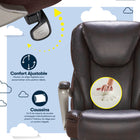 Serta® - Fauteuil de luxe SmartLayers™ Hensley Big & Tall, brun-9