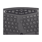 Adesso - Clavier ergonomique USB - disposition bilingue canadienne - finition noire-Connexion USB filaire pour des performances fiables