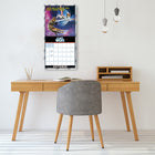 Sellers Publishing Inc. - Calendrier mural 2026 - Cat Wars - Anglais-Comprend les phases lunaires et tous les principaux jours fériés des États-Unis, du Canada, du Royaume-Uni, de l'Australie et de la Nouvelle-Zélande