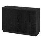 Hudson&Canal - Table buffet Alston 48" L - Grain noir-Le dessus a une capacité de poids de 75 lb, la zone de rangement intérieure peut contenir 20 lb sur chaque étagère