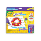 Crayola - Trousse de peinture fouettée-PEINTURE FOUETTÉE CRAYOLA : Comprend 5 tubes de peinture fouettée, 15 embouts de peinture (3 styles différents), 4 feuilles à découper, 10 feuilles à colorier en papier cartonné et 1 pinceau